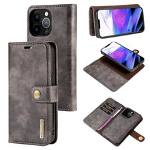 Load image into Gallery viewer, DG.MING Crazy Horse Texture Flip Detachable Magnetic Leather Case with Holder &amp; Card Slots &amp; Wallet, For iPhone 13 mini, For iPhone 13, For iPhone 13 Pro, For iPhone 13 Pro Max