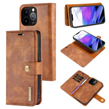 Load image into Gallery viewer, DG.MING Crazy Horse Texture Flip Detachable Magnetic Leather Case with Holder &amp; Card Slots &amp; Wallet, For iPhone 13 mini, For iPhone 13, For iPhone 13 Pro, For iPhone 13 Pro Max