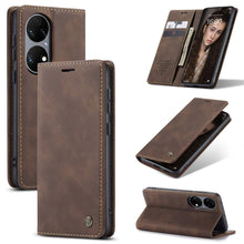 Load image into Gallery viewer, CaseMe 013 Multifunctional Horizontal Flip Leather Case with Holder &amp; Card Slot &amp; Wallet, For Huawei P50, For Huawei P50 Pro, For Xiaomi Redmi Note 10 5G