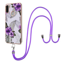Load image into Gallery viewer, Electroplating Pattern IMD TPU Shockproof Case with Neck Lanyard, For Samsung Galaxy A82 5G, For Samsung Galaxy M11 / A11, For Samsung Galaxy S20, For Samsung Galaxy S20 FE 5G / 4G, For Samsung Galaxy S20+, For Samsung Galaxy S20 Ultra                 ...