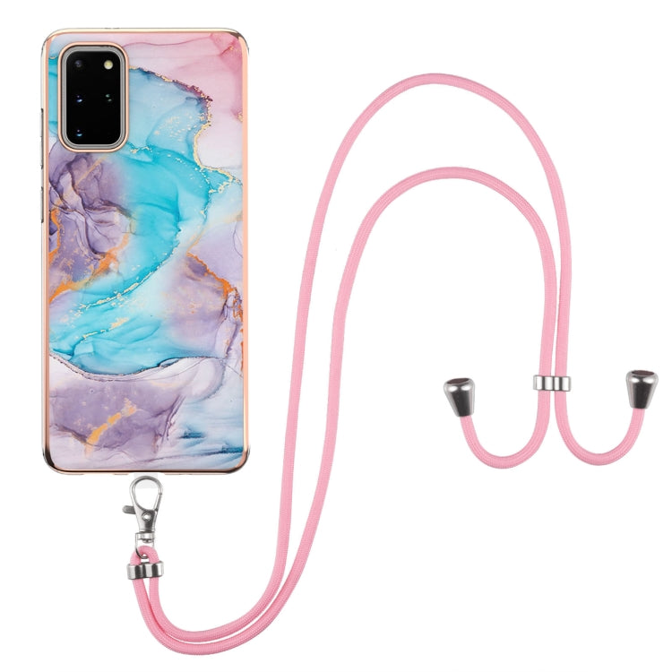 Electroplating Pattern IMD TPU Shockproof Case with Neck Lanyard, For Samsung Galaxy A82 5G, For Samsung Galaxy M11 / A11, For Samsung Galaxy S20, For Samsung Galaxy S20 FE 5G / 4G, For Samsung Galaxy S20+, For Samsung Galaxy S20 Ultra                 ...