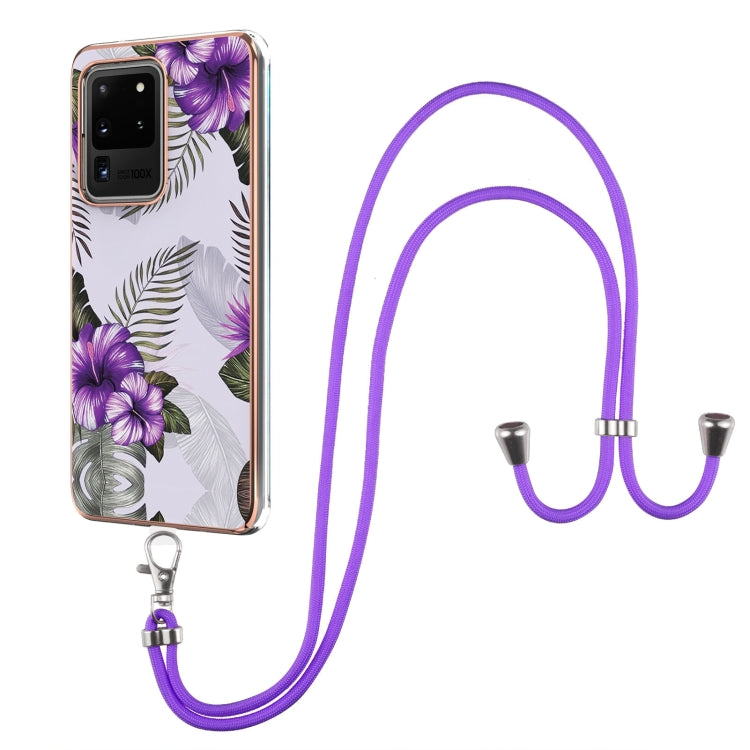Electroplating Pattern IMD TPU Shockproof Case with Neck Lanyard, For Samsung Galaxy A82 5G, For Samsung Galaxy M11 / A11, For Samsung Galaxy S20, For Samsung Galaxy S20 FE 5G / 4G, For Samsung Galaxy S20+, For Samsung Galaxy S20 Ultra                 ...