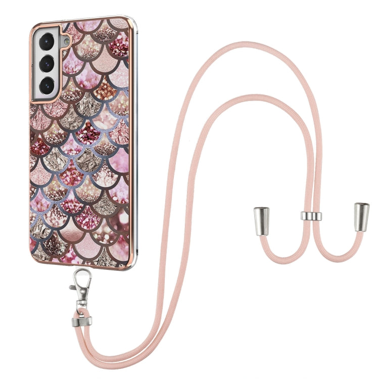 Electroplating Pattern IMD TPU Shockproof Case with Neck Lanyard, For Samsung Galaxy A82 5G, For Samsung Galaxy M11 / A11, For Samsung Galaxy S20, For Samsung Galaxy S20 FE 5G / 4G, For Samsung Galaxy S20+, For Samsung Galaxy S20 Ultra                 ...