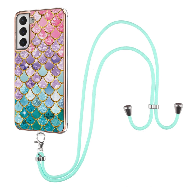 Electroplating Pattern IMD TPU Shockproof Case with Neck Lanyard, For Samsung Galaxy A82 5G, For Samsung Galaxy M11 / A11, For Samsung Galaxy S20, For Samsung Galaxy S20 FE 5G / 4G, For Samsung Galaxy S20+, For Samsung Galaxy S20 Ultra                 ...