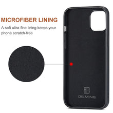 Load image into Gallery viewer, DG.MING M2 Series 3-Fold Card Bag + Magnetic Shockproof Case with Wallet &amp; Holder Function, For iPhone 13 mini, For iPhone 13, For iPhone 13 Pro, For iPhone 13 Pro Max