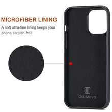 Load image into Gallery viewer, DG.MING M1 Series 3-Fold Multi Card Wallet + Magnetic Shockproof Case with Holder Function, For iPhone 13 mini, For iPhone 13, For iPhone 13 Pro, For iPhone 13 Pro Max