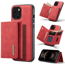 Load image into Gallery viewer, DG.MING M1 Series 3-Fold Multi Card Wallet + Magnetic Shockproof Case with Holder Function, For iPhone 13 mini, For iPhone 13, For iPhone 13 Pro, For iPhone 13 Pro Max