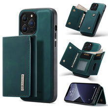 Load image into Gallery viewer, DG.MING M1 Series 3-Fold Multi Card Wallet + Magnetic Shockproof Case with Holder Function, For iPhone 13 mini, For iPhone 13, For iPhone 13 Pro, For iPhone 13 Pro Max