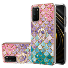 Load image into Gallery viewer, Electroplating Pattern IMD TPU Shockproof Case with Rhinestone Ring Holder, For Xiaomi Mi 11i/Poco F3/Redmi K40, For Xiaomi Poco M3/Redmi Note 9 4G, For Xiaomi Redmi 9A, For Xiaomi Mi 10 Lite 5G, For Xiaomi Mi 10T Lite 5G, For Xiaomi Mi 10T 5G/10T Pro ...