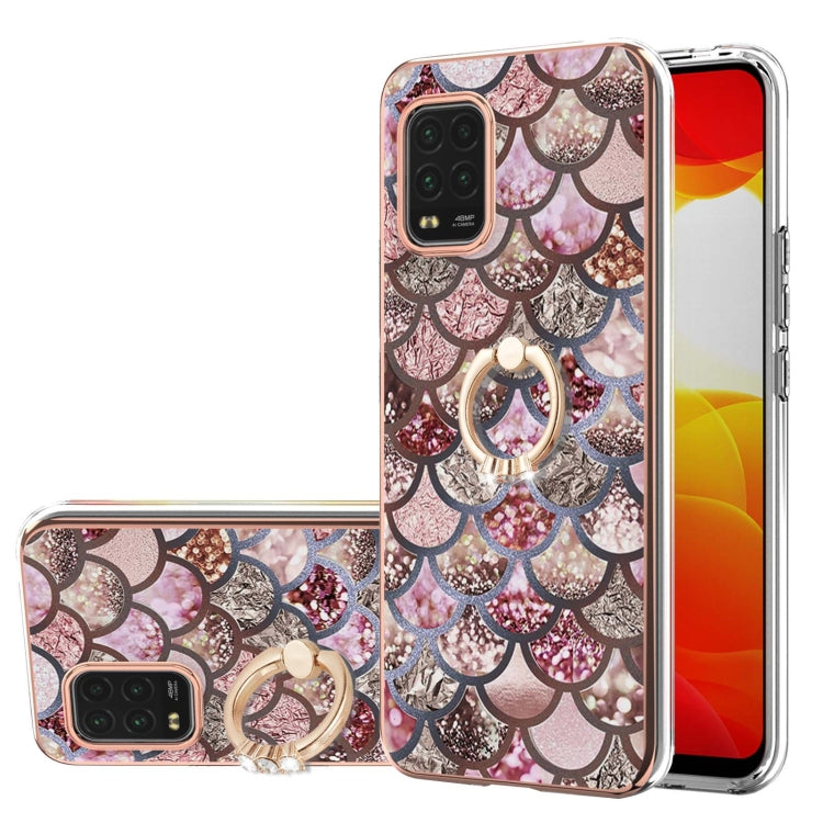 Electroplating Pattern IMD TPU Shockproof Case with Rhinestone Ring Holder, For Xiaomi Mi 11i/Poco F3/Redmi K40, For Xiaomi Poco M3/Redmi Note 9 4G, For Xiaomi Redmi 9A, For Xiaomi Mi 10 Lite 5G, For Xiaomi Mi 10T Lite 5G, For Xiaomi Mi 10T 5G/10T Pro ...
