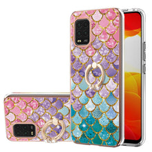 Load image into Gallery viewer, Electroplating Pattern IMD TPU Shockproof Case with Rhinestone Ring Holder, For Xiaomi Mi 11i/Poco F3/Redmi K40, For Xiaomi Poco M3/Redmi Note 9 4G, For Xiaomi Redmi 9A, For Xiaomi Mi 10 Lite 5G, For Xiaomi Mi 10T Lite 5G, For Xiaomi Mi 10T 5G/10T Pro ...