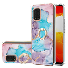 Load image into Gallery viewer, Electroplating Pattern IMD TPU Shockproof Case with Rhinestone Ring Holder, For Xiaomi Mi 11i/Poco F3/Redmi K40, For Xiaomi Poco M3/Redmi Note 9 4G, For Xiaomi Redmi 9A, For Xiaomi Mi 10 Lite 5G, For Xiaomi Mi 10T Lite 5G, For Xiaomi Mi 10T 5G/10T Pro ...
