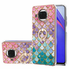 Load image into Gallery viewer, Electroplating Pattern IMD TPU Shockproof Case with Rhinestone Ring Holder, For Xiaomi Mi 11i/Poco F3/Redmi K40, For Xiaomi Poco M3/Redmi Note 9 4G, For Xiaomi Redmi 9A, For Xiaomi Mi 10 Lite 5G, For Xiaomi Mi 10T Lite 5G, For Xiaomi Mi 10T 5G/10T Pro ...