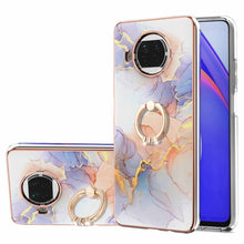 Load image into Gallery viewer, Electroplating Pattern IMD TPU Shockproof Case with Rhinestone Ring Holder, For Xiaomi Mi 11i/Poco F3/Redmi K40, For Xiaomi Poco M3/Redmi Note 9 4G, For Xiaomi Redmi 9A, For Xiaomi Mi 10 Lite 5G, For Xiaomi Mi 10T Lite 5G, For Xiaomi Mi 10T 5G/10T Pro ...
