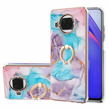 Load image into Gallery viewer, Electroplating Pattern IMD TPU Shockproof Case with Rhinestone Ring Holder, For Xiaomi Mi 11i/Poco F3/Redmi K40, For Xiaomi Poco M3/Redmi Note 9 4G, For Xiaomi Redmi 9A, For Xiaomi Mi 10 Lite 5G, For Xiaomi Mi 10T Lite 5G, For Xiaomi Mi 10T 5G/10T Pro ...