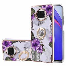 Load image into Gallery viewer, Electroplating Pattern IMD TPU Shockproof Case with Rhinestone Ring Holder, For Xiaomi Mi 11i/Poco F3/Redmi K40, For Xiaomi Poco M3/Redmi Note 9 4G, For Xiaomi Redmi 9A, For Xiaomi Mi 10 Lite 5G, For Xiaomi Mi 10T Lite 5G, For Xiaomi Mi 10T 5G/10T Pro ...