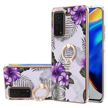 Load image into Gallery viewer, Electroplating Pattern IMD TPU Shockproof Case with Rhinestone Ring Holder, For Xiaomi Mi 11i/Poco F3/Redmi K40, For Xiaomi Poco M3/Redmi Note 9 4G, For Xiaomi Redmi 9A, For Xiaomi Mi 10 Lite 5G, For Xiaomi Mi 10T Lite 5G, For Xiaomi Mi 10T 5G/10T Pro ...