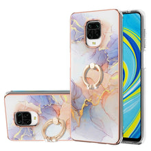 Load image into Gallery viewer, Electroplating Pattern IMD TPU Shockproof Case with Rhinestone Ring Holder, For Xiaomi Mi 11i/Poco F3/Redmi K40, For Xiaomi Poco M3/Redmi Note 9 4G, For Xiaomi Redmi 9A, For Xiaomi Mi 10 Lite 5G, For Xiaomi Mi 10T Lite 5G, For Xiaomi Mi 10T 5G/10T Pro ...