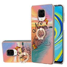 Load image into Gallery viewer, Electroplating Pattern IMD TPU Shockproof Case with Rhinestone Ring Holder, For Xiaomi Mi 11i/Poco F3/Redmi K40, For Xiaomi Poco M3/Redmi Note 9 4G, For Xiaomi Redmi 9A, For Xiaomi Mi 10 Lite 5G, For Xiaomi Mi 10T Lite 5G, For Xiaomi Mi 10T 5G/10T Pro ...