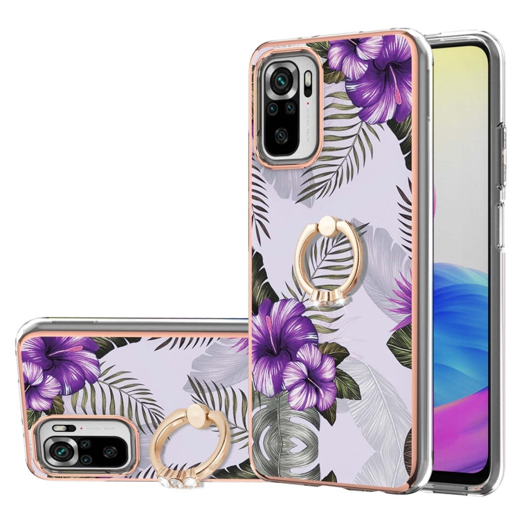 Electroplating Pattern IMD TPU Shockproof Case with Rhinestone Ring Holder, For Xiaomi Mi 11i/Poco F3/Redmi K40, For Xiaomi Poco M3/Redmi Note 9 4G, For Xiaomi Redmi 9A, For Xiaomi Mi 10 Lite 5G, For Xiaomi Mi 10T Lite 5G, For Xiaomi Mi 10T 5G/10T Pro ...