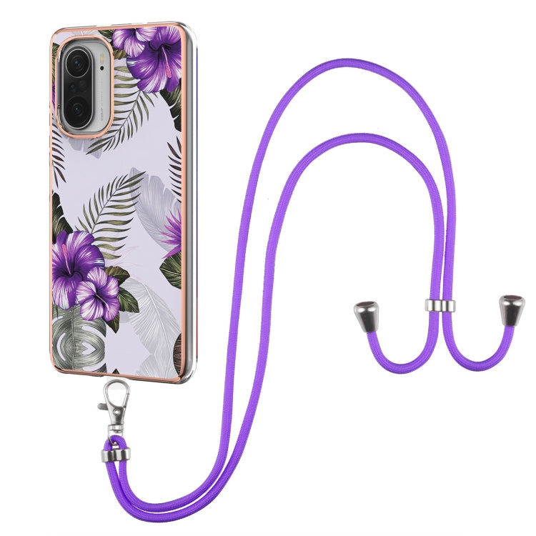 Electroplating Pattern IMD TPU Shockproof Case with Neck Lanyard, For Xiaomi Mi 11i / Poco F3, For Xiaomi Poco M3 / Redmi Note 9 4G, For Xiaomi Redmi 9A, For Xiaomi Mi 10 Lite 5G, For Xiaomi Mi 10T Lite 5G, For Xiaomi Mi 10T 5G / 10T Pro 5G            ...