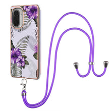 Load image into Gallery viewer, Electroplating Pattern IMD TPU Shockproof Case with Neck Lanyard, For Xiaomi Mi 11i / Poco F3, For Xiaomi Poco M3 / Redmi Note 9 4G, For Xiaomi Redmi 9A, For Xiaomi Mi 10 Lite 5G, For Xiaomi Mi 10T Lite 5G, For Xiaomi Mi 10T 5G / 10T Pro 5G            ...