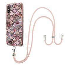 Load image into Gallery viewer, Electroplating Pattern IMD TPU Shockproof Case with Neck Lanyard, For Xiaomi Mi 11i / Poco F3, For Xiaomi Poco M3 / Redmi Note 9 4G, For Xiaomi Redmi 9A, For Xiaomi Mi 10 Lite 5G, For Xiaomi Mi 10T Lite 5G, For Xiaomi Mi 10T 5G / 10T Pro 5G            ...