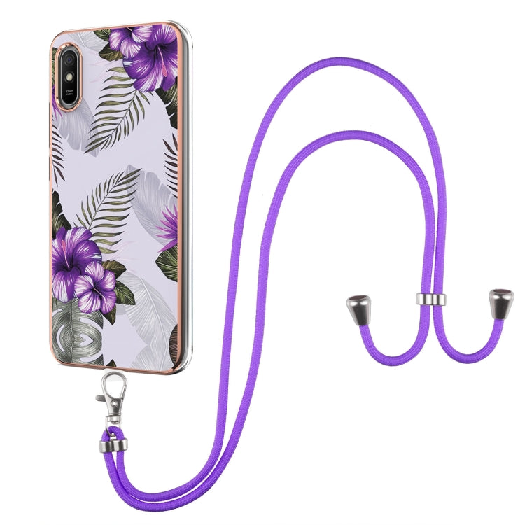 Electroplating Pattern IMD TPU Shockproof Case with Neck Lanyard, For Xiaomi Mi 11i / Poco F3, For Xiaomi Poco M3 / Redmi Note 9 4G, For Xiaomi Redmi 9A, For Xiaomi Mi 10 Lite 5G, For Xiaomi Mi 10T Lite 5G, For Xiaomi Mi 10T 5G / 10T Pro 5G            ...