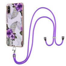 Load image into Gallery viewer, Electroplating Pattern IMD TPU Shockproof Case with Neck Lanyard, For Xiaomi Mi 11i / Poco F3, For Xiaomi Poco M3 / Redmi Note 9 4G, For Xiaomi Redmi 9A, For Xiaomi Mi 10 Lite 5G, For Xiaomi Mi 10T Lite 5G, For Xiaomi Mi 10T 5G / 10T Pro 5G            ...