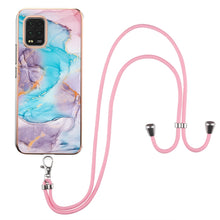 Load image into Gallery viewer, Electroplating Pattern IMD TPU Shockproof Case with Neck Lanyard, For Xiaomi Mi 11i / Poco F3, For Xiaomi Poco M3 / Redmi Note 9 4G, For Xiaomi Redmi 9A, For Xiaomi Mi 10 Lite 5G, For Xiaomi Mi 10T Lite 5G, For Xiaomi Mi 10T 5G / 10T Pro 5G            ...