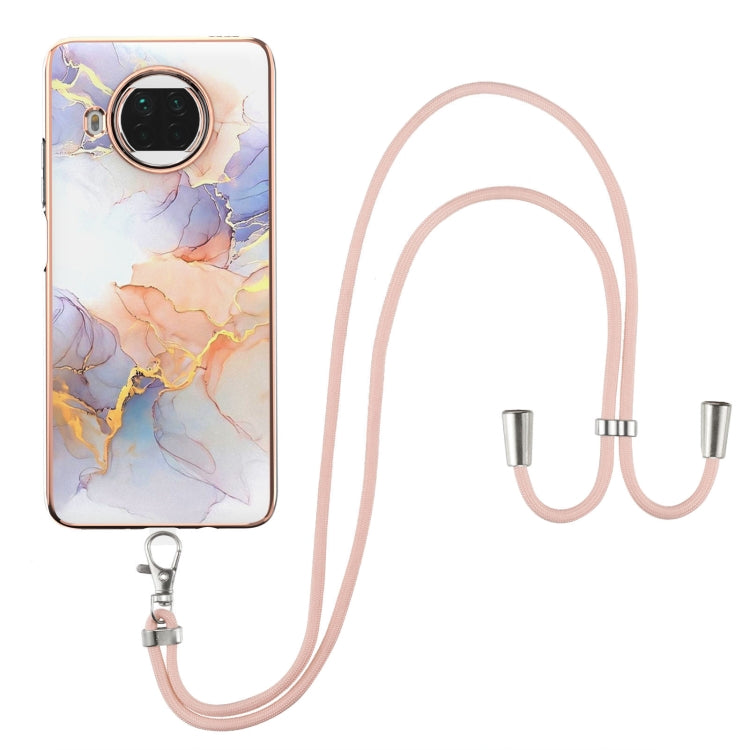Electroplating Pattern IMD TPU Shockproof Case with Neck Lanyard, For Xiaomi Mi 11i / Poco F3, For Xiaomi Poco M3 / Redmi Note 9 4G, For Xiaomi Redmi 9A, For Xiaomi Mi 10 Lite 5G, For Xiaomi Mi 10T Lite 5G, For Xiaomi Mi 10T 5G / 10T Pro 5G            ...