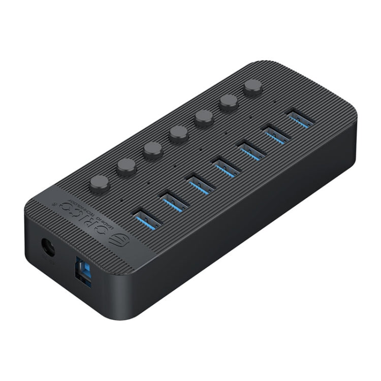 ORICO CT2U3-7AB-WH 7 In 1 Plastic Stripes Multi-Port USB HUB with Individual Switches,, CT2U3-7AB-BK AU Plug, CT2U3-7AB-WH AU Plug, CT2U3-7AB-BK UK Plug, CT2U3-7AB-WH UK Plug, CT2U3-7AB-BK EU Plug, CT2U3-7AB-WH EU Plug