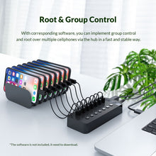 Load image into Gallery viewer, ORICO CT2U3-7AB-WH 7 In 1 Plastic Stripes Multi-Port USB HUB with Individual Switches,, CT2U3-7AB-BK AU Plug, CT2U3-7AB-WH AU Plug, CT2U3-7AB-BK UK Plug, CT2U3-7AB-WH UK Plug, CT2U3-7AB-BK EU Plug, CT2U3-7AB-WH EU Plug