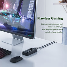 Load image into Gallery viewer, ORICO CT2U3-10AB-WH 10 In 1 Plastic Stripes Multi-Port USB HUB with Individual Switches,, CT2U3-10AB-BK UK Plug, CT2U3-10AB-WH UK Plug, CT2U3-10AB-BK EU Plug, CT2U3-10AB-WH EU Plug, CT2U3-10AB-BK AU Plug, CT2U3-10AB-WH AU Plug