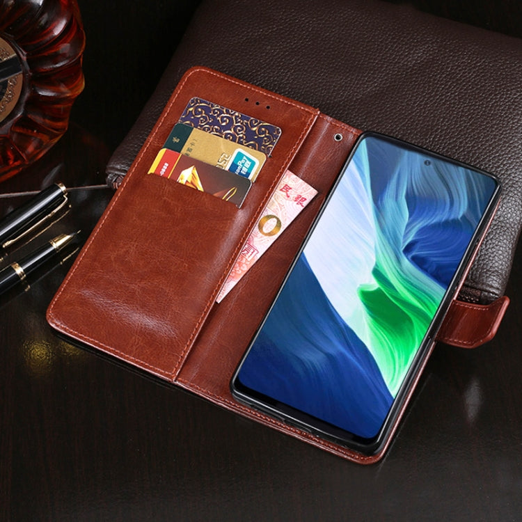 idewei Crazy Horse Texture Horizontal Flip Leather Case with Holder & Card Slots & Wallet, For Infinix Note 10, For Nokia XR20 5G, For OPPO Reno6 Z 5G, For Oukitel C21 Pro, For Xiaomi Mix 4, For Xiaomi Poco X3 GT