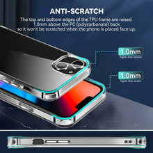 Load image into Gallery viewer, TPU + PC Transparent Shockproof Protective Case, For iPhone 13, For iPhone 13 Mini, For iPhone 13 Pro, For iPhone 13 Pro Max