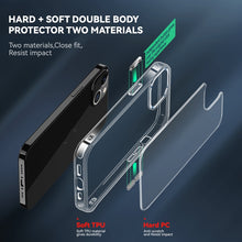 Load image into Gallery viewer, TPU + PC Transparent Shockproof Protective Case, For iPhone 13, For iPhone 13 Mini, For iPhone 13 Pro, For iPhone 13 Pro Max
