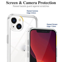 Load image into Gallery viewer, Crystal Clear Shockproof PC + TPU Protective Case, For iPhone 13, For iPhone 13 Pro, For iPhone 13 Pro Max, For iPhone 12 Pro, For iPhone 12 Pro Max, For iPhone 8 Plus / 7 Plus, For iPhone XS Max