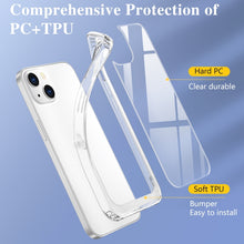 Load image into Gallery viewer, Crystal Clear Shockproof PC + TPU Protective Case, For iPhone 13, For iPhone 13 Pro, For iPhone 13 Pro Max, For iPhone 12 Pro, For iPhone 12 Pro Max, For iPhone 8 Plus / 7 Plus, For iPhone XS Max