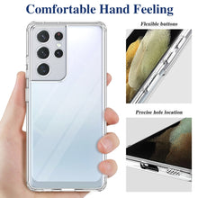 Load image into Gallery viewer, Crystal Clear Shockproof PC + TPU Protective Case, For Samsung Galaxy S21 5G, For Samsung Galaxy S21+ 5G, For Samsung Galaxy S21 Ultra 5G