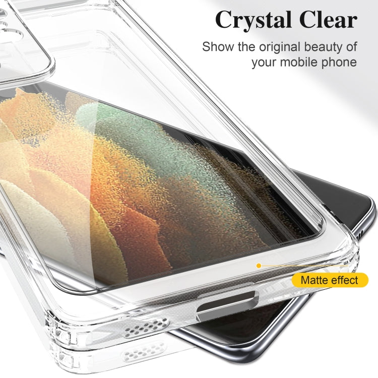 Crystal Clear Shockproof PC + TPU Protective Case, For Samsung Galaxy S21 5G, For Samsung Galaxy S21+ 5G, For Samsung Galaxy S21 Ultra 5G