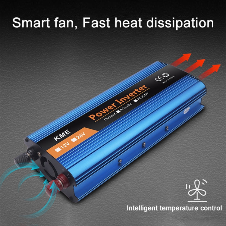 Carmaer 500W Car Smart Multi-function Digital Display Inverter Household Power Converter, 12V to 220V 500W, 24V to 220V 500W, 36V to 220V 500W, 48V to 220V 500W