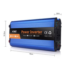 Load image into Gallery viewer, Carmaer 1200W Car Smart Multi-function Digital Display Inverter Household Power Converter, 12V to 220V 1200W, 24V to 220V 1200W, 36V to 220V 1200W, 48V to 220V 1200W, 60V to 220V