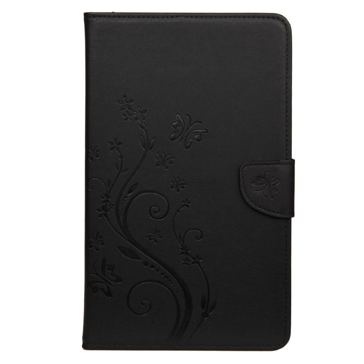 Butterfly Flower Embossing Pattern Horizontal Flip Leather Case with Holder & Card Slots & Wallet, For Samsung Galaxy Tab A7 Lite / T220, For Samsung Galaxy Tab S6 Lite / P610