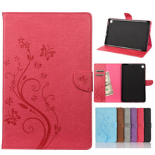 Load image into Gallery viewer, Butterfly Flower Embossing Pattern Horizontal Flip Leather Case with Holder &amp; Card Slots &amp; Wallet, For Samsung Galaxy Tab A7 Lite / T220, For Samsung Galaxy Tab S6 Lite / P610