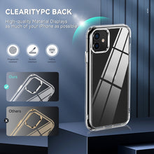 Load image into Gallery viewer, TPU + PC Transparent Shockproof Protective Case, For iPhone 11, For iPhone 11 Pro Max, For iPhone 12 Pro Max, For iPhone 12 Pro, For iPhone 12