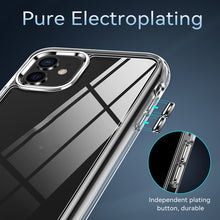 Load image into Gallery viewer, TPU + PC Transparent Shockproof Protective Case, For iPhone 11, For iPhone 11 Pro Max, For iPhone 12 Pro Max, For iPhone 12 Pro, For iPhone 12