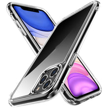 Load image into Gallery viewer, TPU + PC Transparent Shockproof Protective Case, For iPhone 11, For iPhone 11 Pro Max, For iPhone 12 Pro Max, For iPhone 12 Pro, For iPhone 12