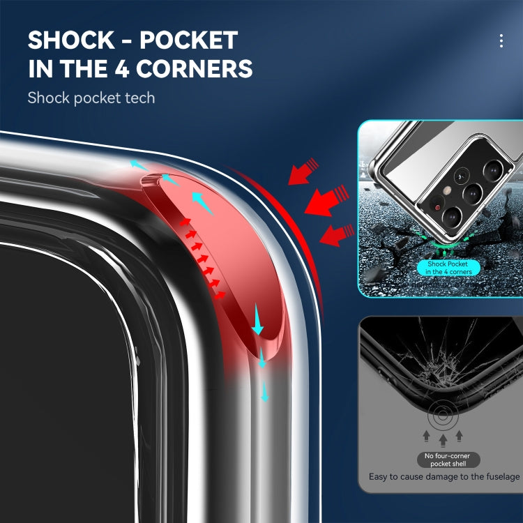 TPU + PC Transparent Shockproof Protective Case, For Samsung Galaxy S21 Ultra 5G, For Samsung Galaxy A12, For Samsung Galaxy A32 5G, For Samsung Galaxy S21 5G, For Samsung Galaxy S21 FE, For Samsung Galaxy S21+ 5G