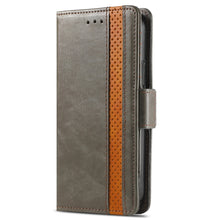 Load image into Gallery viewer, CaseNeo Business Splicing Dual Magnetic Buckle Horizontal Flip PU Leather Case with Holder &amp; Card Slots &amp; Wallet, For iPhone 6, For iPhone 7 / 8 / SE(2020), For iPhone 13, For iPhone 13 Pro Max